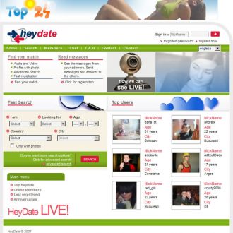 HeyDate.com, Dating Site